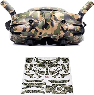 WRAPGRADE Skin Stickers Compatible with DJI Goggles 3 (Woodland CAMO)