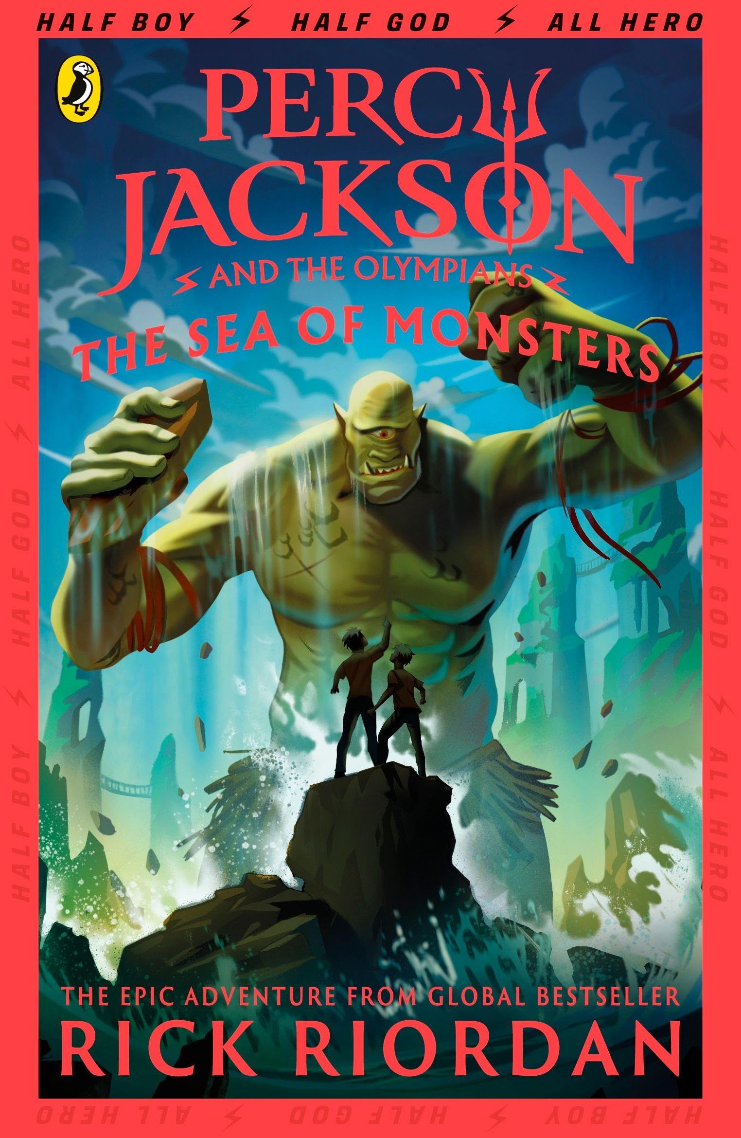 Percy Jackson and the Sea of Monsters by Rick Riordan - Paperback