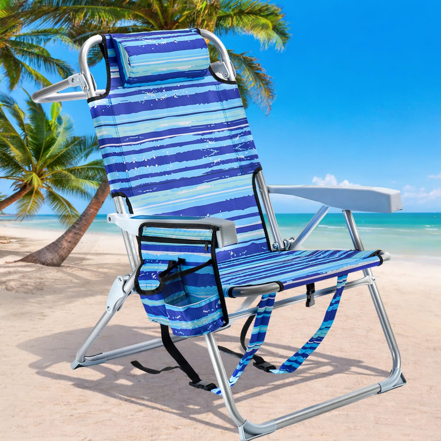 Amazon.com : GVDV Backpack Beach Chairs for Adults, Portable Lay