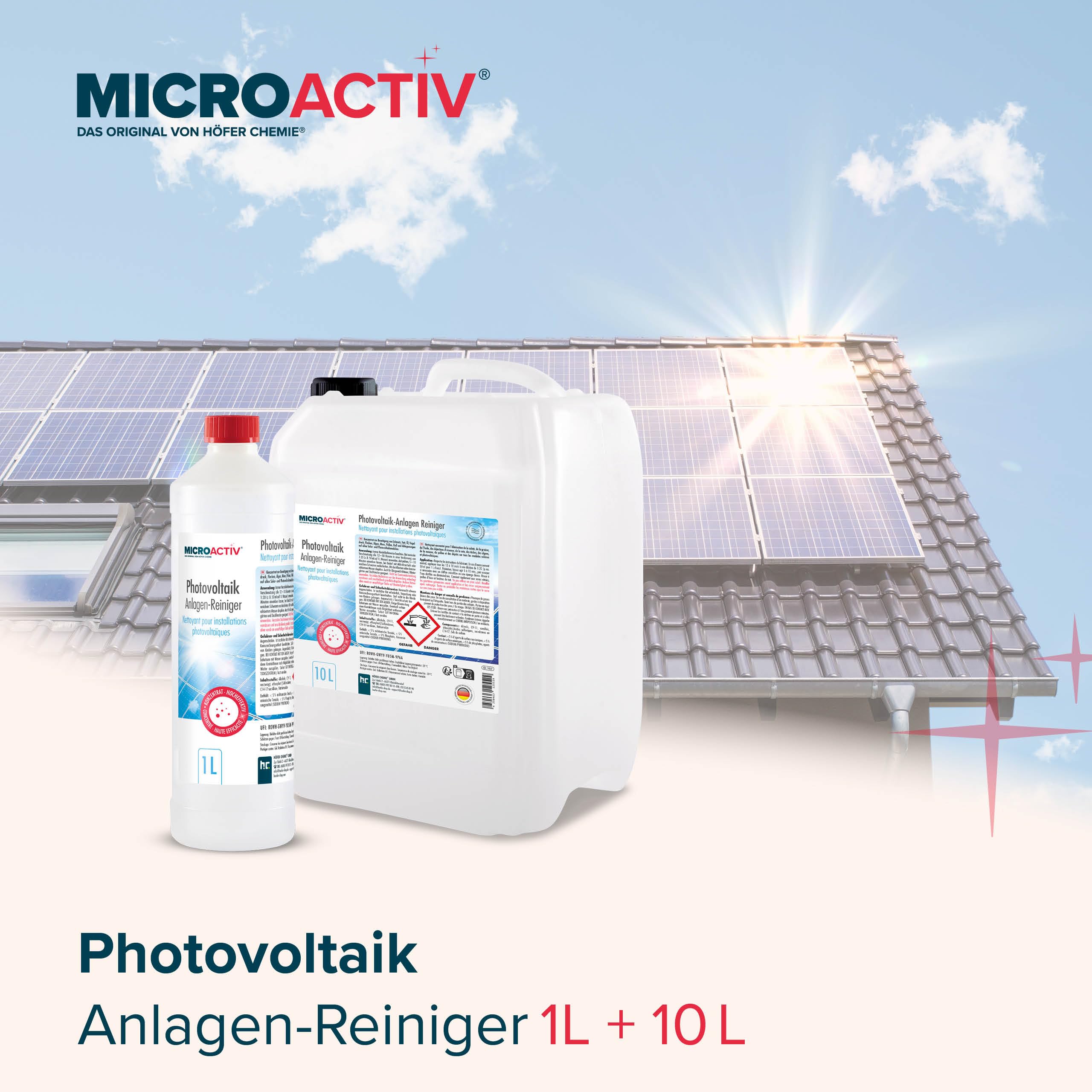 Höfer Chemie Photovoltaik Anlagen Reiniger Konzentrat 10 L