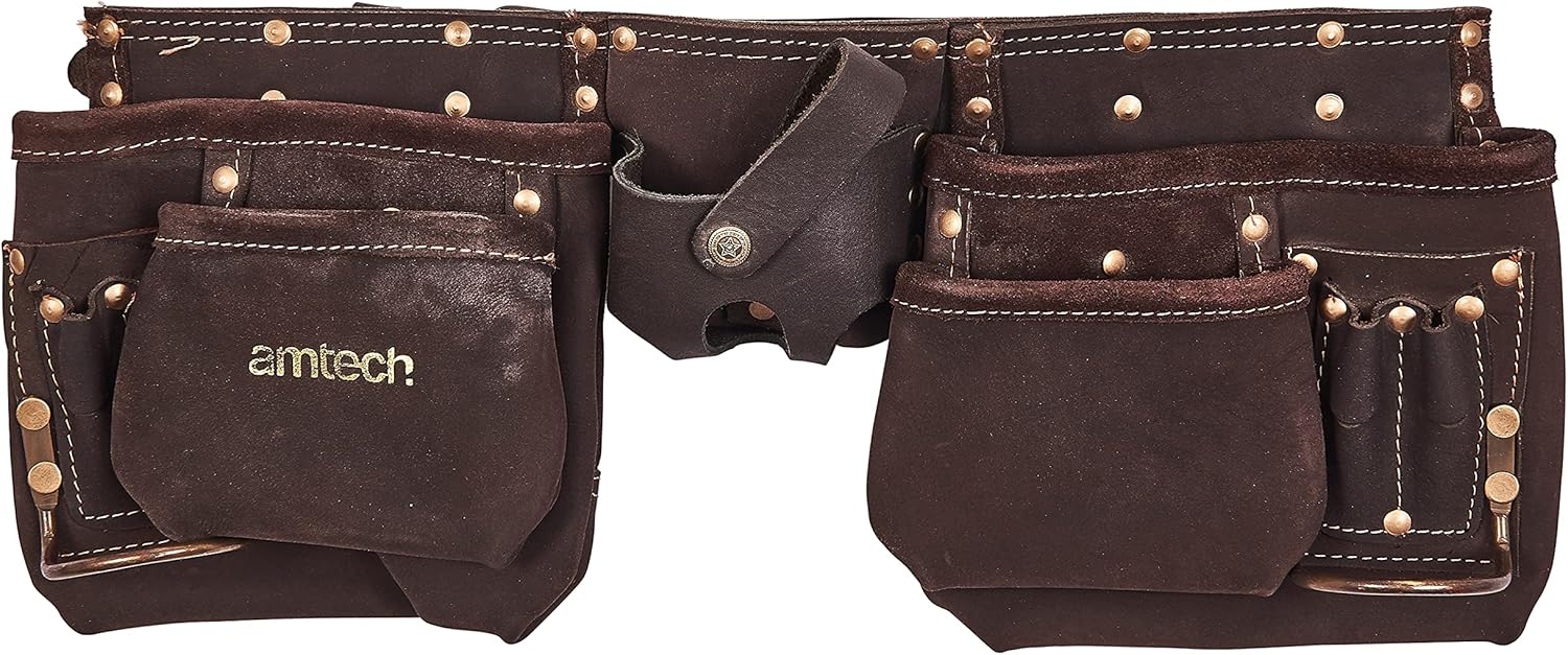 Buy 2 get 3 Amtech 12 Pocket Heavy Duty Leather Tool Belt One-Day Sale: Up to 70% Off Amtech 12 Pocket Heavy Duty Leather Tool Belt