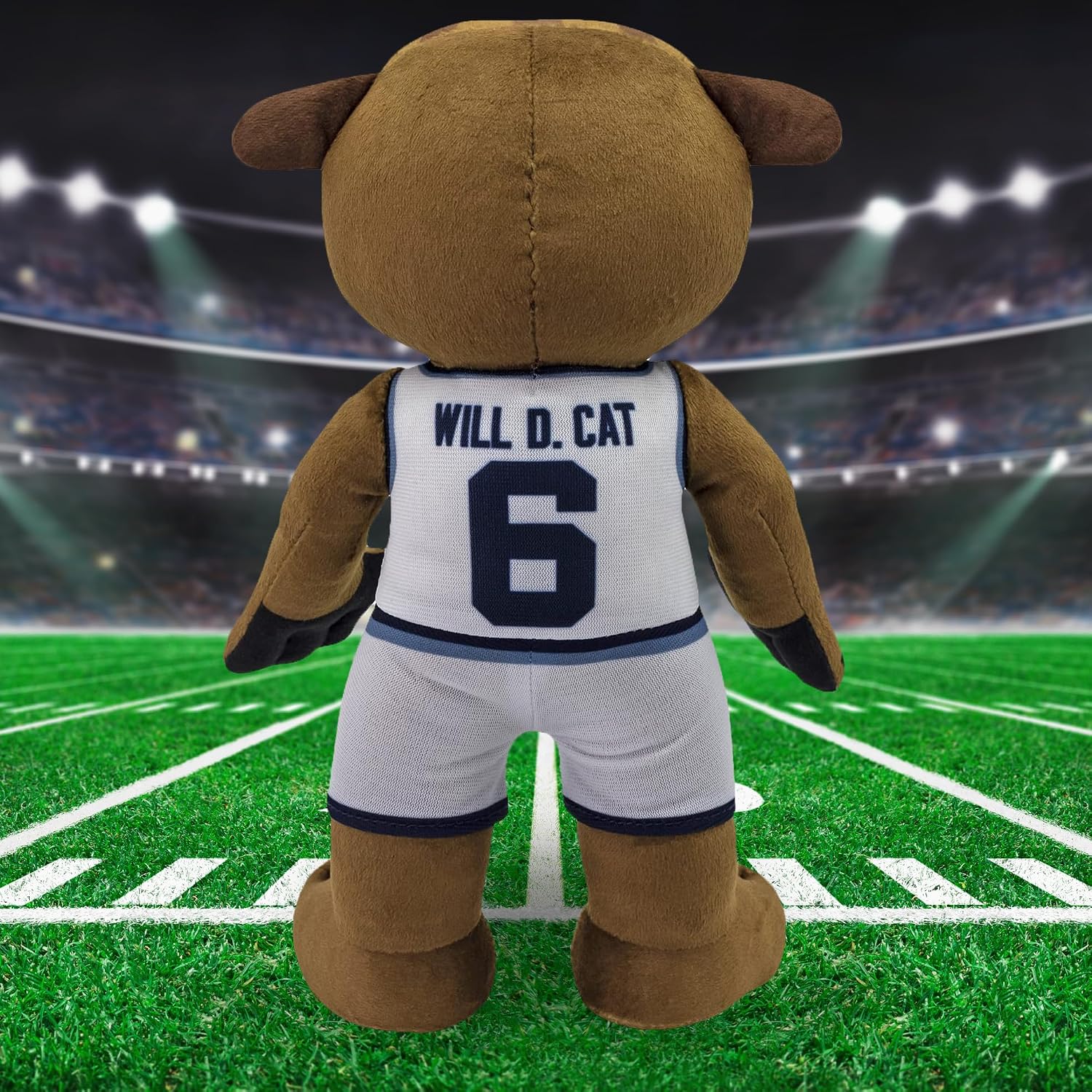Bleacher Creatures Villanova Wildcats Will D. Cat 10" Mascot Plush Figures - A Mascot for Play or Display