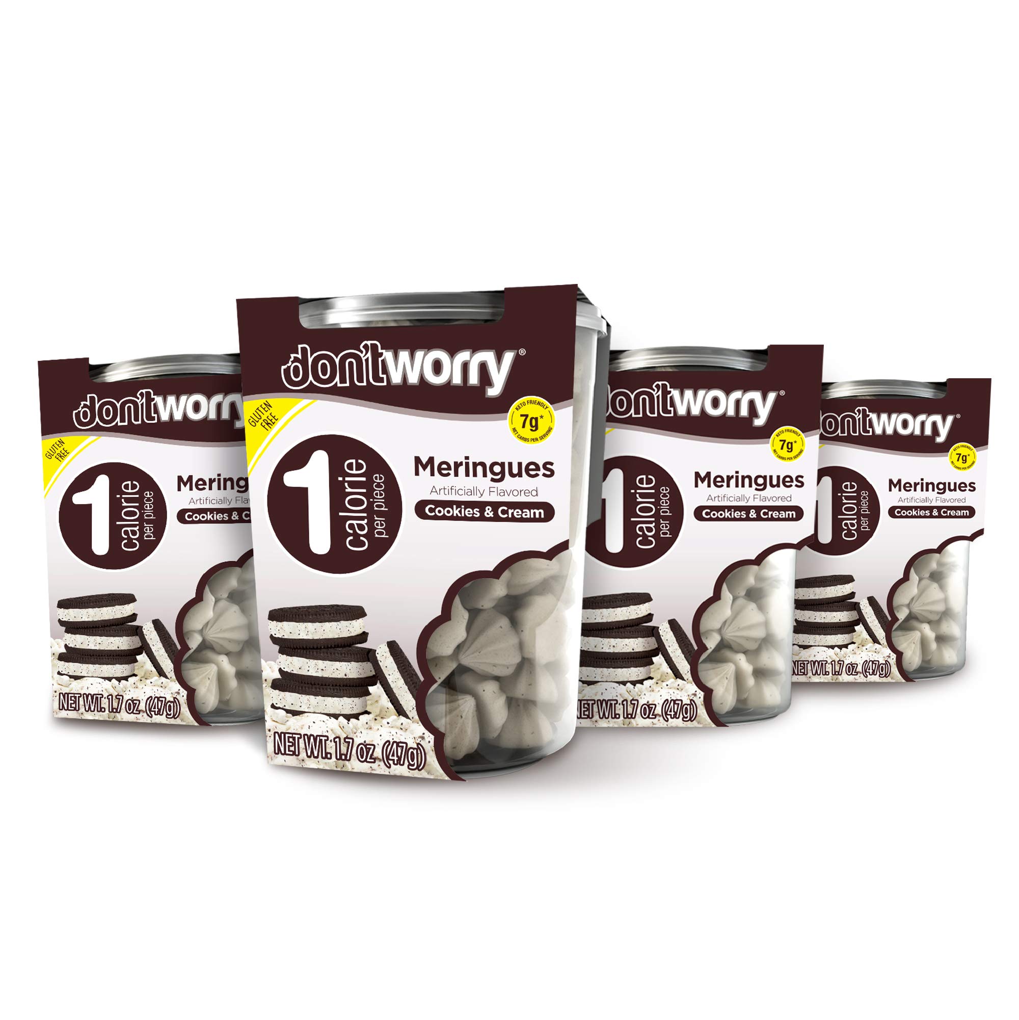 Amazon.com: Don't Worry Keto Friendly Meringue Cookies - Cookies ...