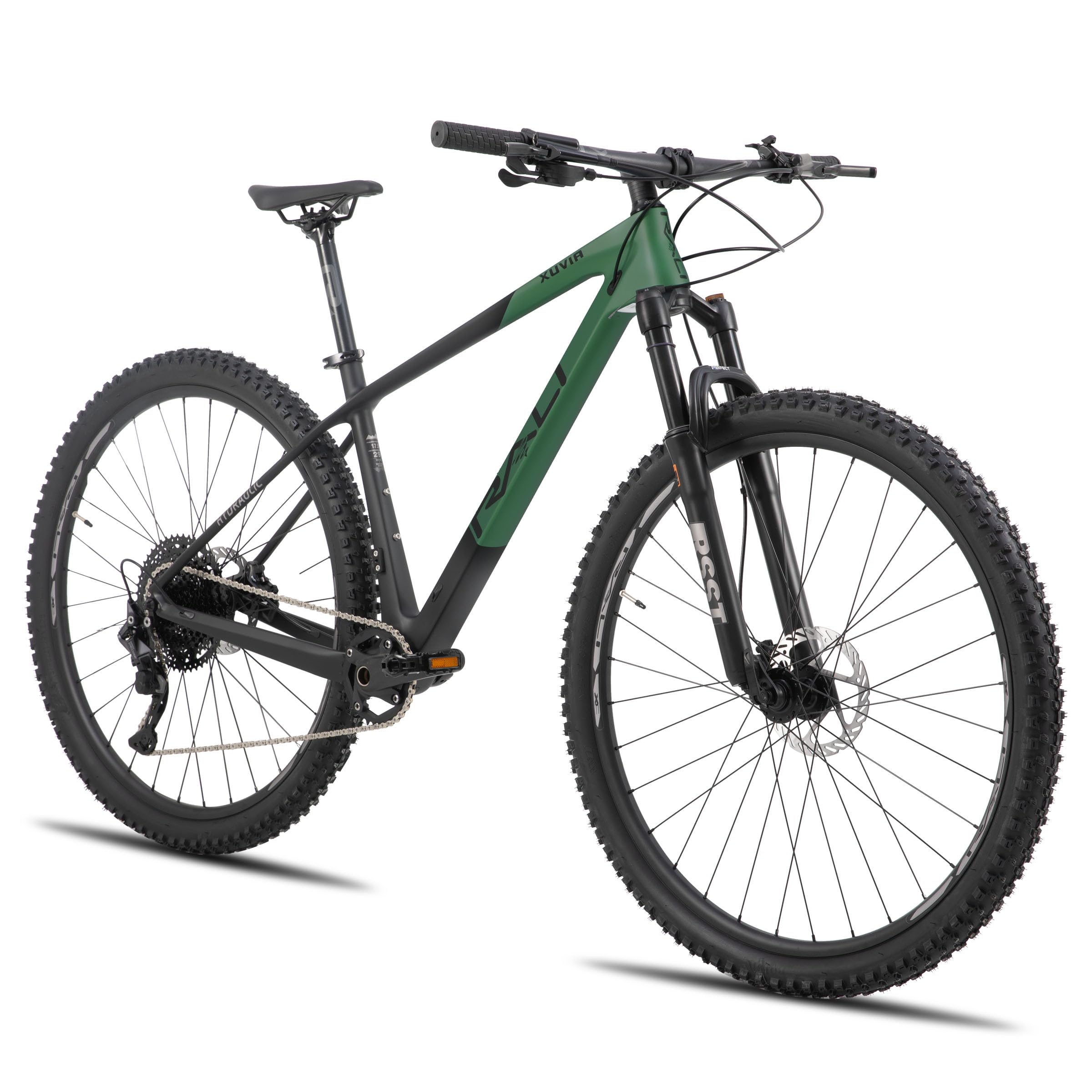 JOYSTAR Carbon Fiber Mountain Bike, 29 Inch Bicycle with Front Suspension 12-Speed, Carbon Frame and MTB Bar, Ultra-Lightweight 120mm Travel Air Fork