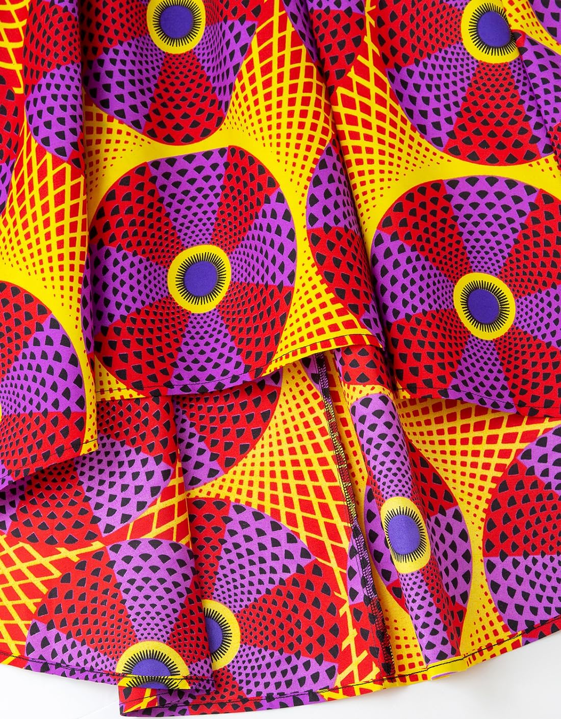 SHENBOLEN Women African Print Dresses Autumn and Winter Long Sleeves Ankara Dress - Image 6