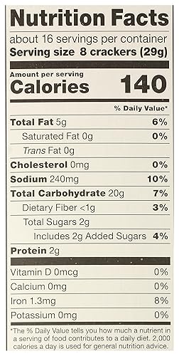 Miniatura 4 de 365 by Whole Foods Market, Galletas de snack con sabor natural a mantequilla, 16 onzas