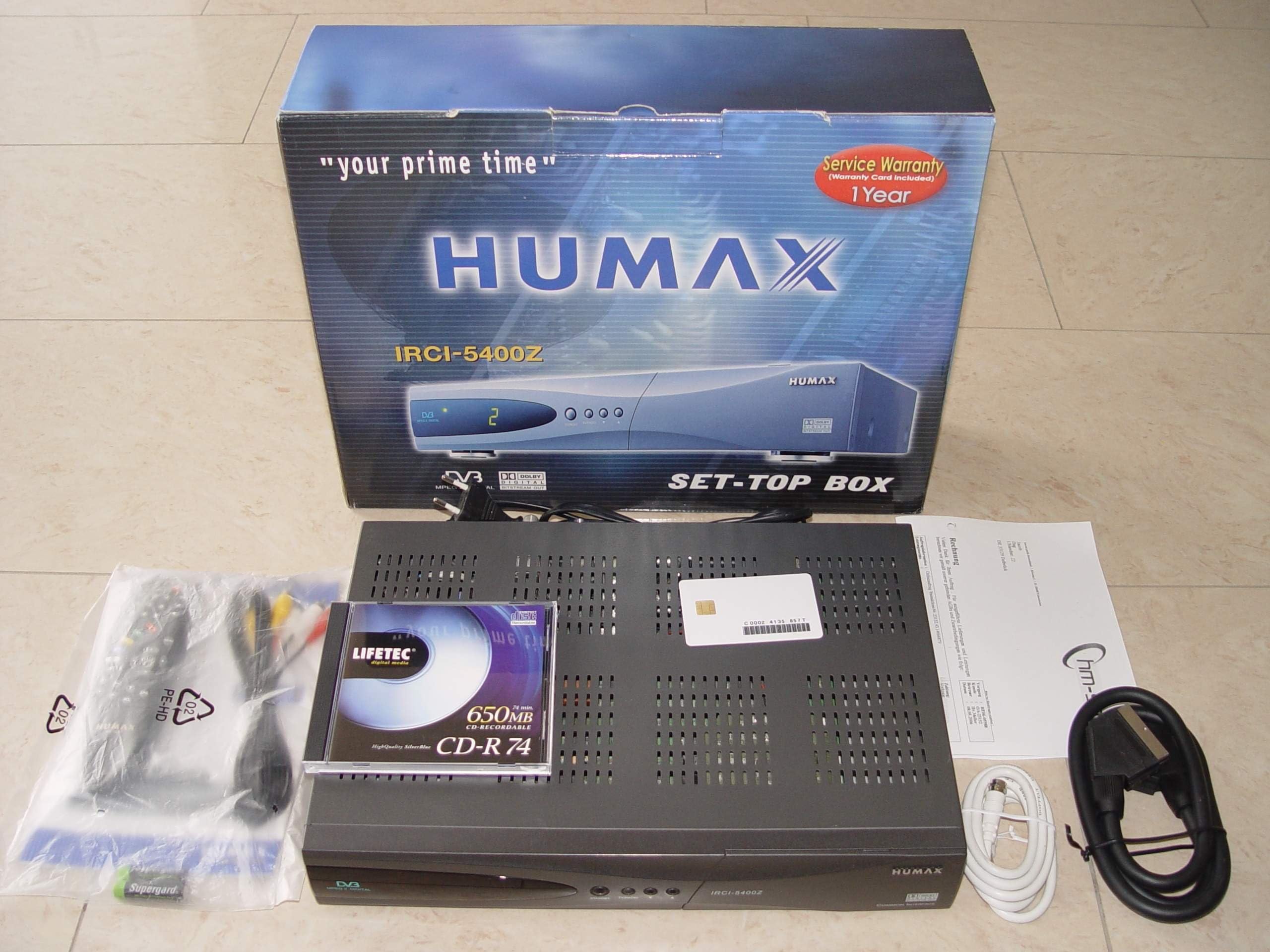 Humax 5400 IRCI Z Sat-Tv
