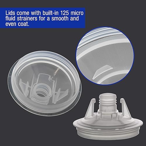 Miniatura 9 de Master Paint System MPS, juego de 4 vasos duros y anillos de retención de tamaño estándar de 20 onzas (20.3fl oz), 4 vasos duros y 4 anillos para su