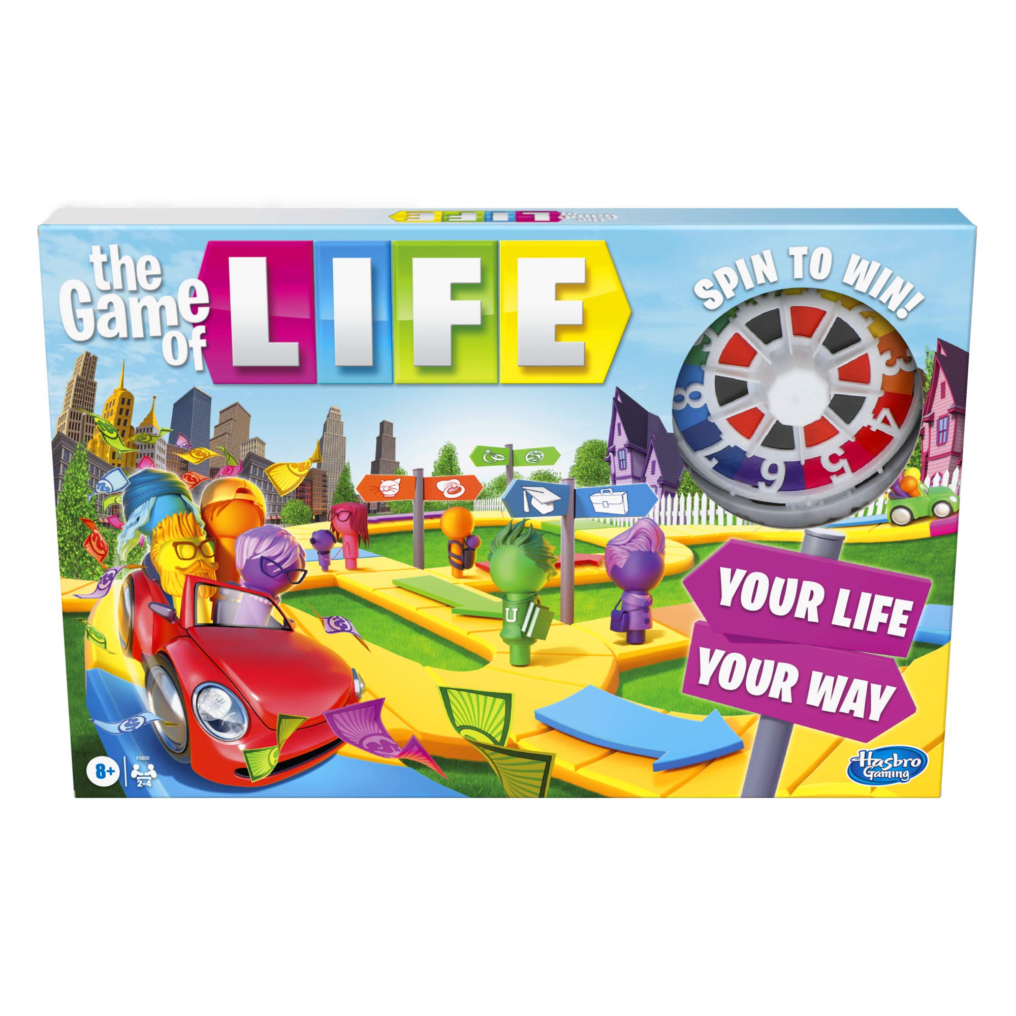Buy Hasbro Gaming The Game of Life Game, Family Board Game for 2 to 4