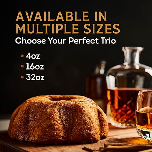 Miniatura 5 de TORTUGA Tennessee Whiskey Spice Cake - Pastel de ron de 32 onzas - El regalo gourmet perfecto de primera calidad para cestas de regalo y regalos