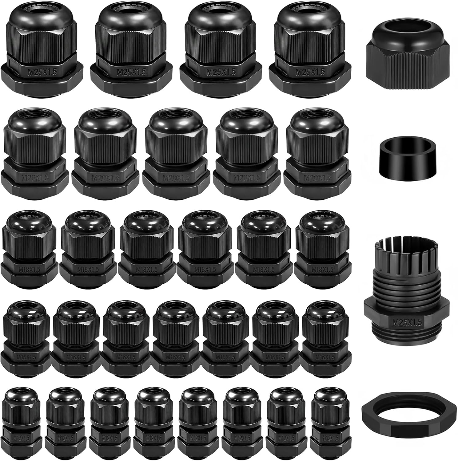 52 Stück Kabelverschraubung Set Gorffy IP68 Guadeloupe 52 Stück Kabelverschraubung Set Gorffy IP68 Guadeloupe