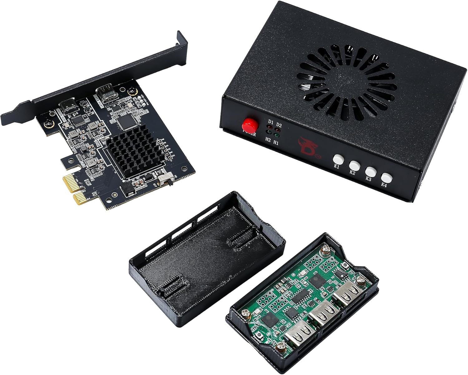 Value - for - Money DMA Package: Includes FPGA 75T DMA Card with Basic Gaming Firmware, 2K 144Hz DisplayPort DMA Fuser, and MAKCM V2 ESP32 Dev Board with Mouse Simulation Function