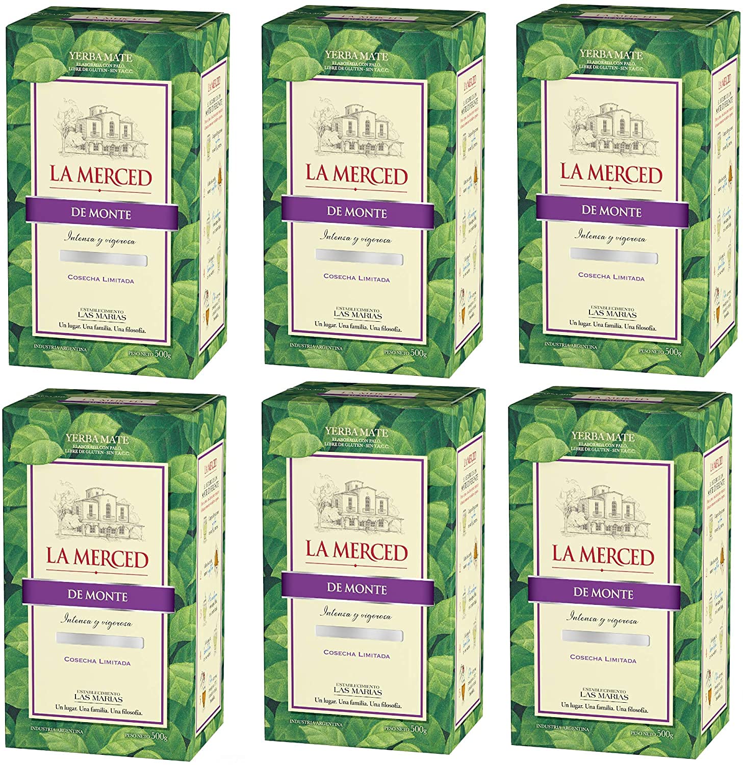 La Merced Yerba Mate De Monte ( 6 Packs)