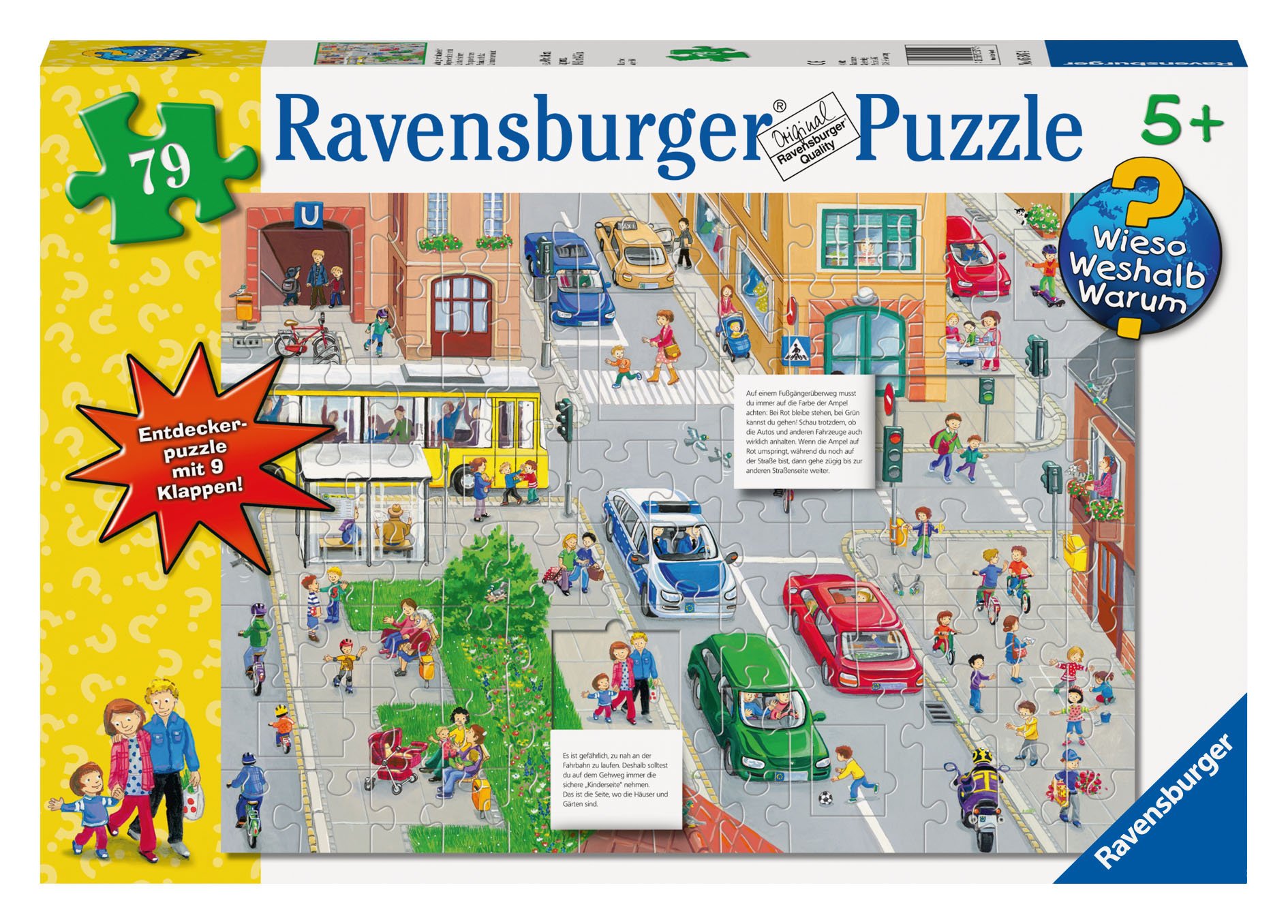 Ravensburger 05507 - WWW Wieso? Weshalb? Warum?: Achtung im Straßenverkehr! - Puzzle, 79 Teile