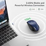 TECKNET Wireless Mouse, 2.4G Silent Computer Mouse with 3200 Adjustable DPI, Ergonomic Mouse, 6 Buttons Cordless Mouse, 30 Months Battery Life, Portable Optical USB Mouse for PC, Laptop, Mac