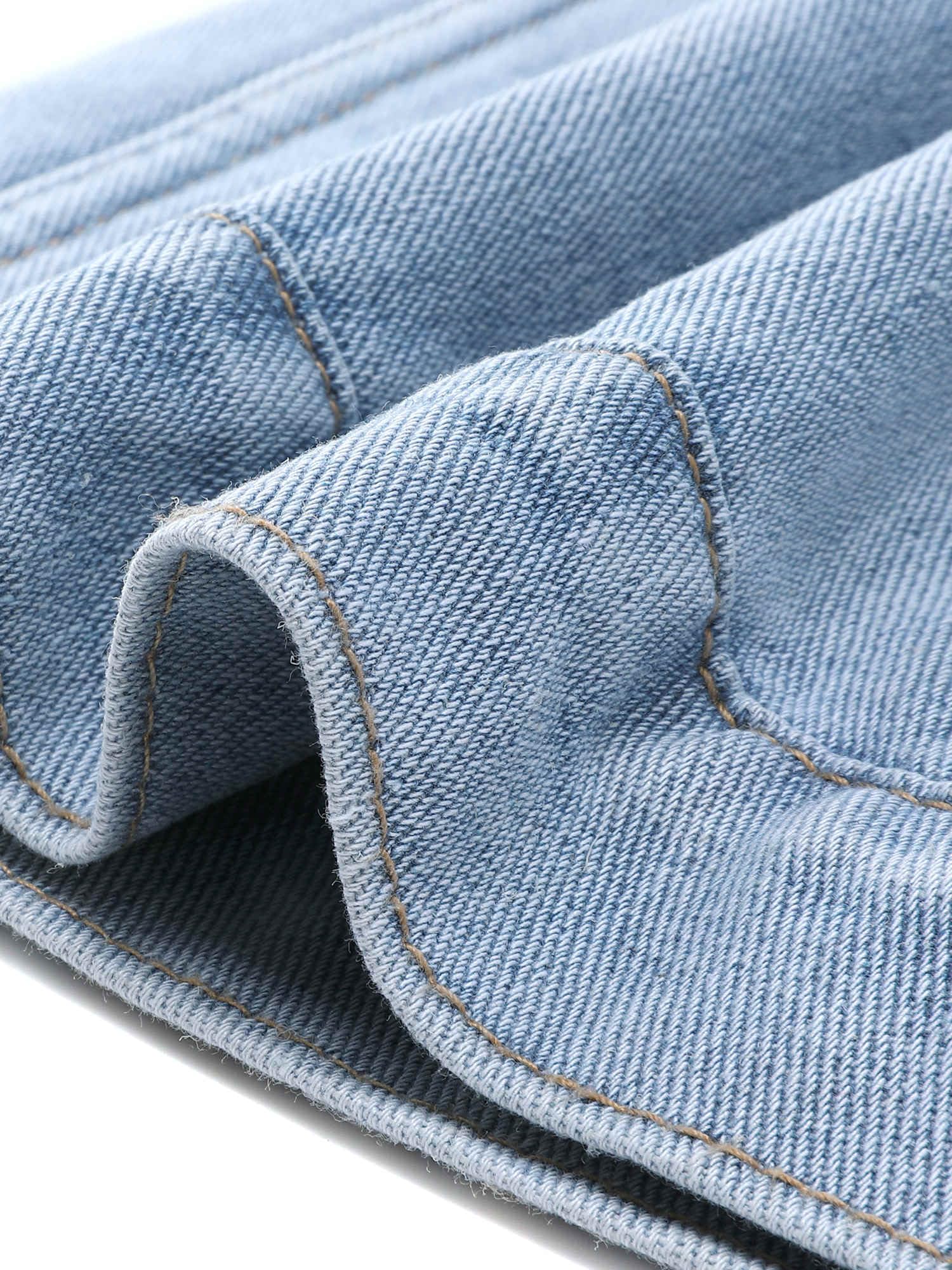 Allegra K Chaqueta Vaquera con Forro Polar para Mujer Abrigo Vaquero Cálido de Piel Sintética con Cuello Chaquetas de Camionero
