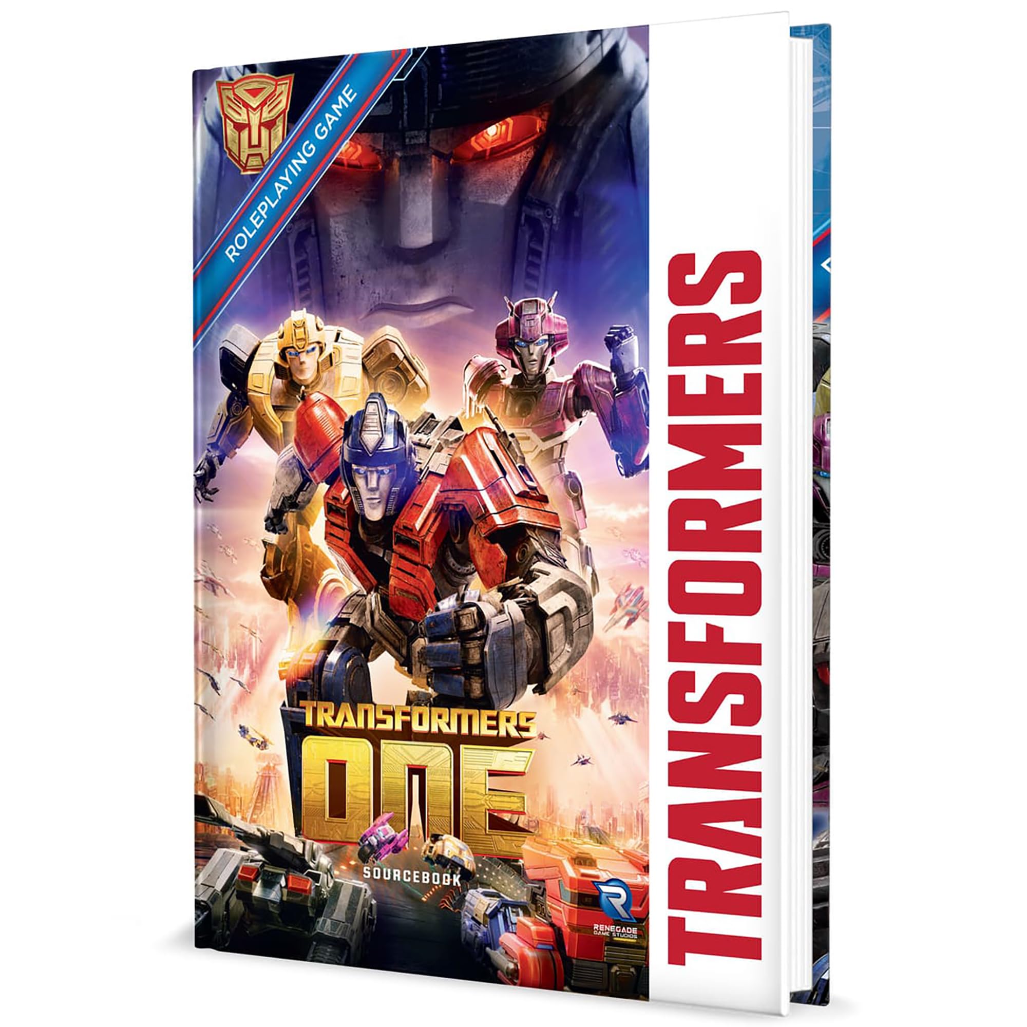 Renegade Game Studios | Transformers RPG Transformers One Sourcebook | Cybertron Setting And Faction Lore | 1 Plus Players | Playing Time Varies