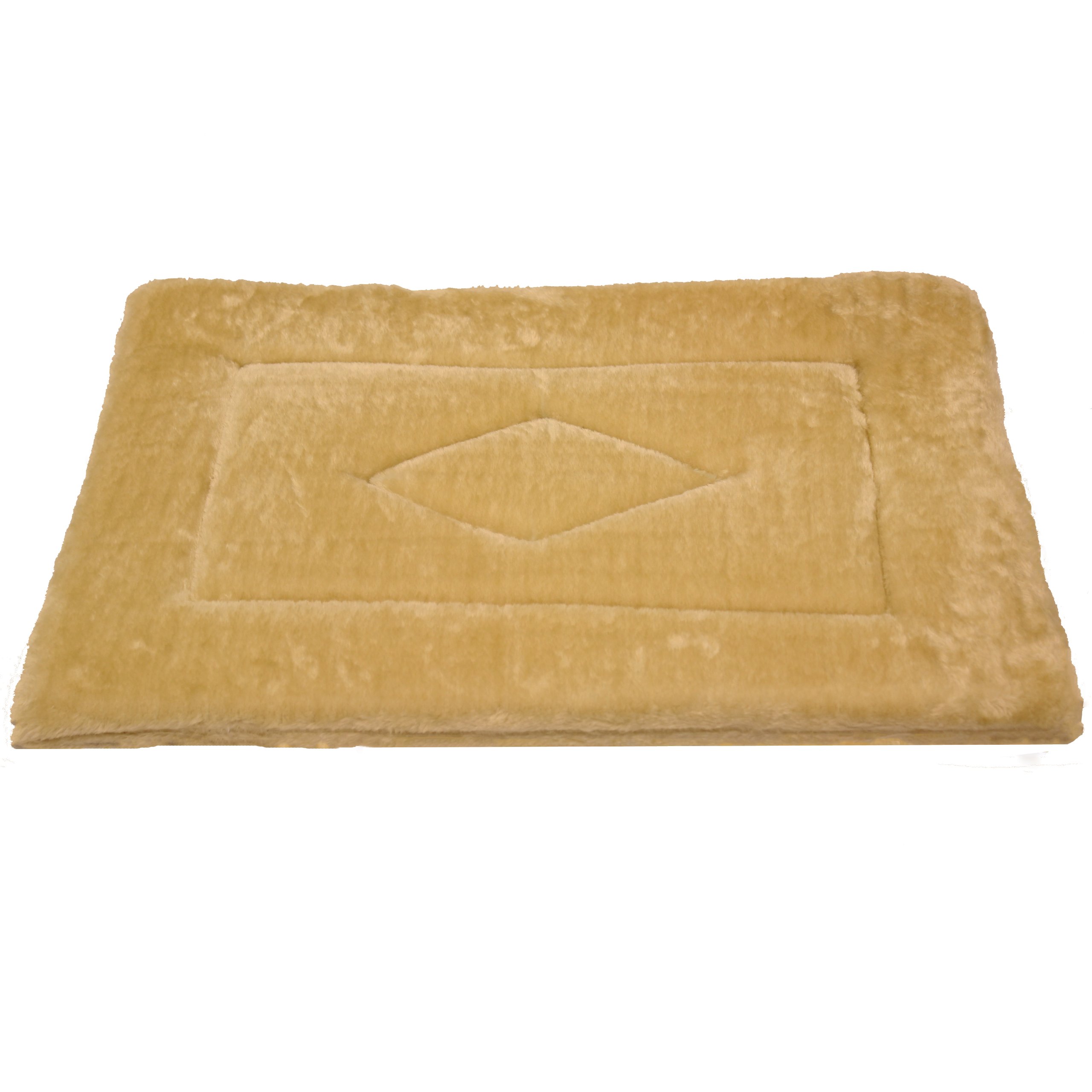 Mool Cage Carrier Mat Dog Bed, Width: 55 cm (22 inches), Cream, 55 x 40 x 2.5 cm