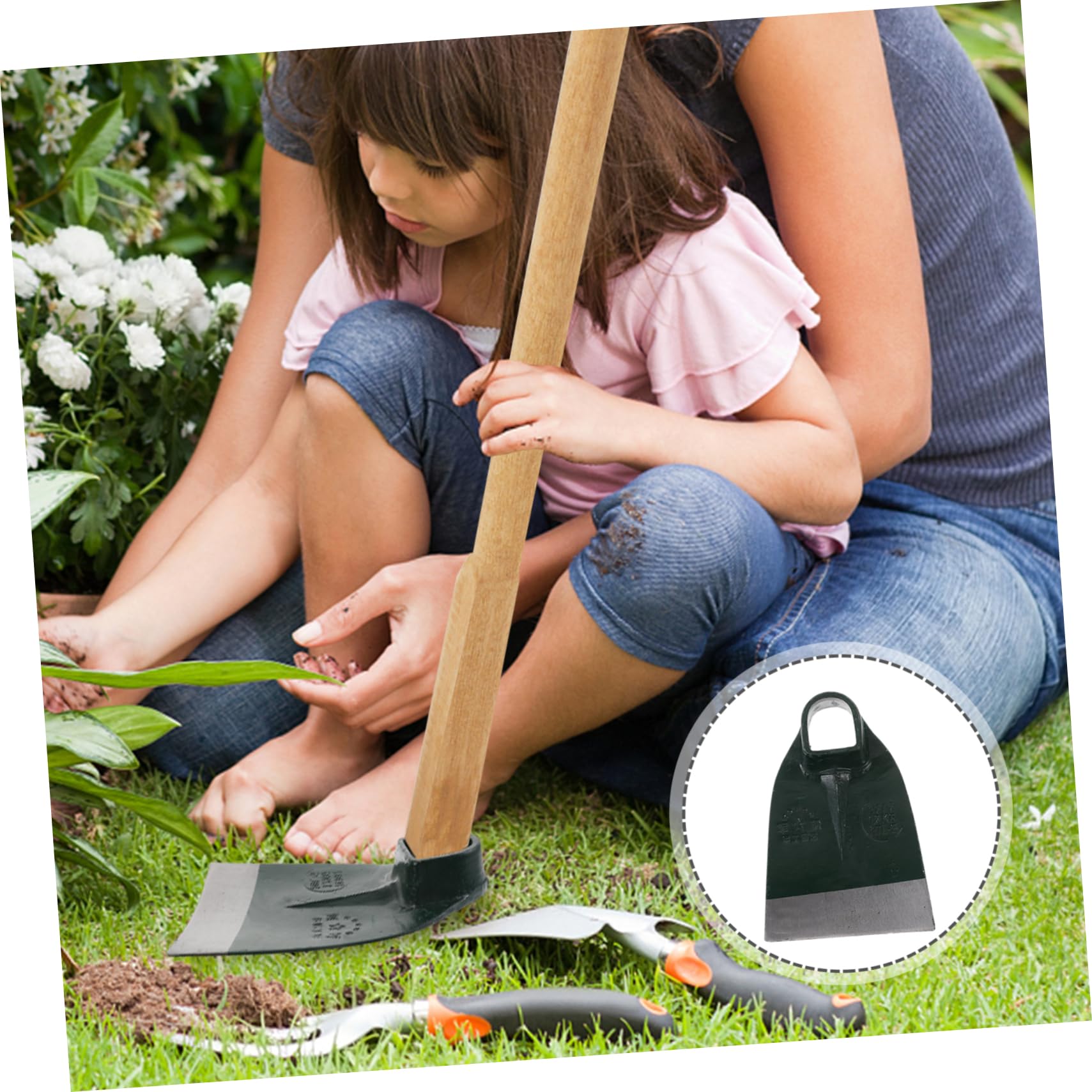 HANABASS Cabezal Inoxidable Jardinería Herramienta de Plantar y Huertos