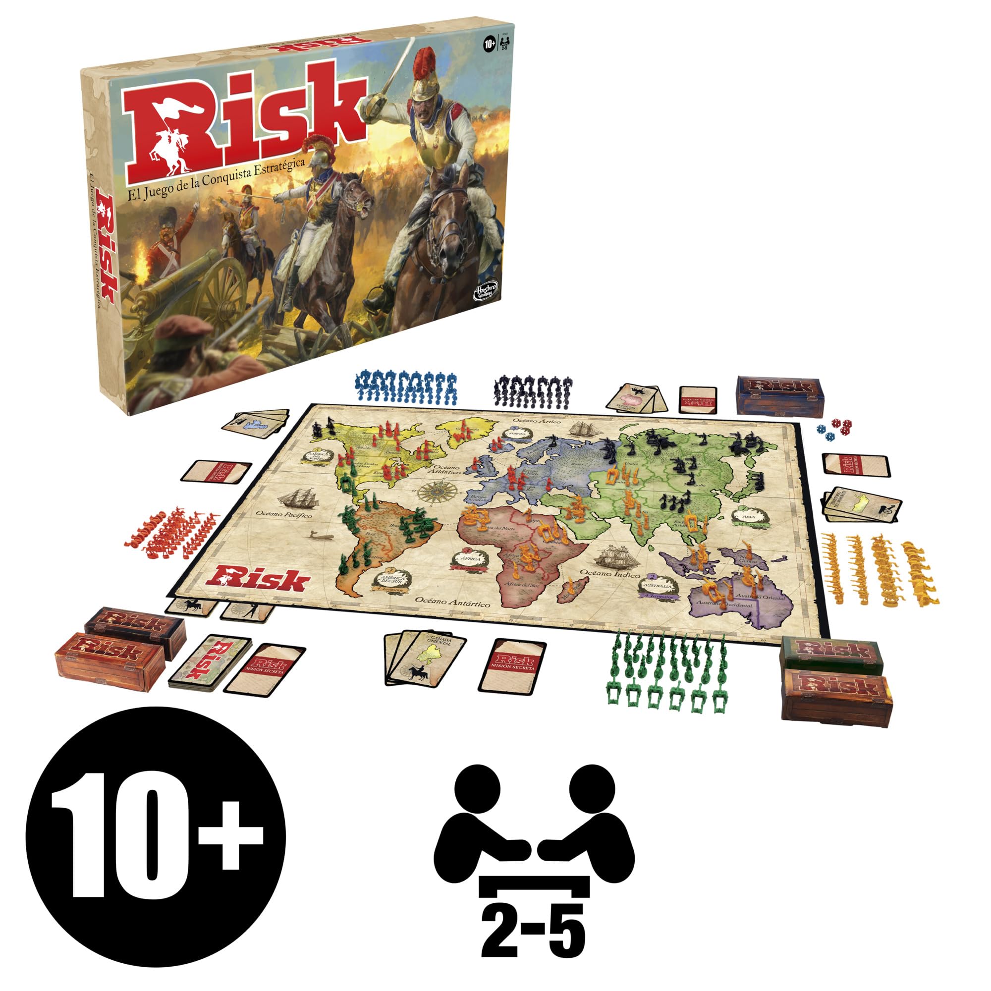 Hasbro Jeu - risques - Version Anglaise
