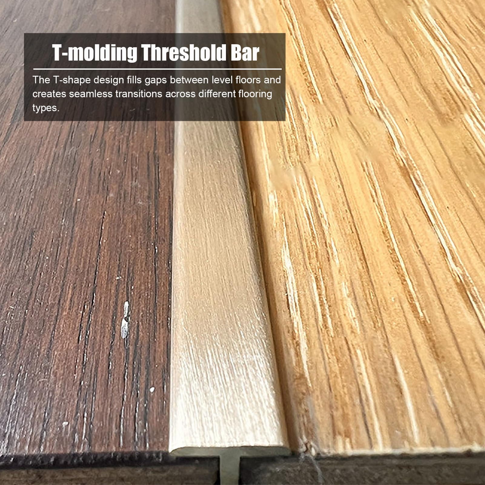 Perfil de Transición para Suelo Moldura en T para Cubrir Huecos en Umbral