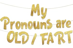 Hilarious Adult Birthday Gold Glitter Banner - Party Supplies, Gifts and Decorations...