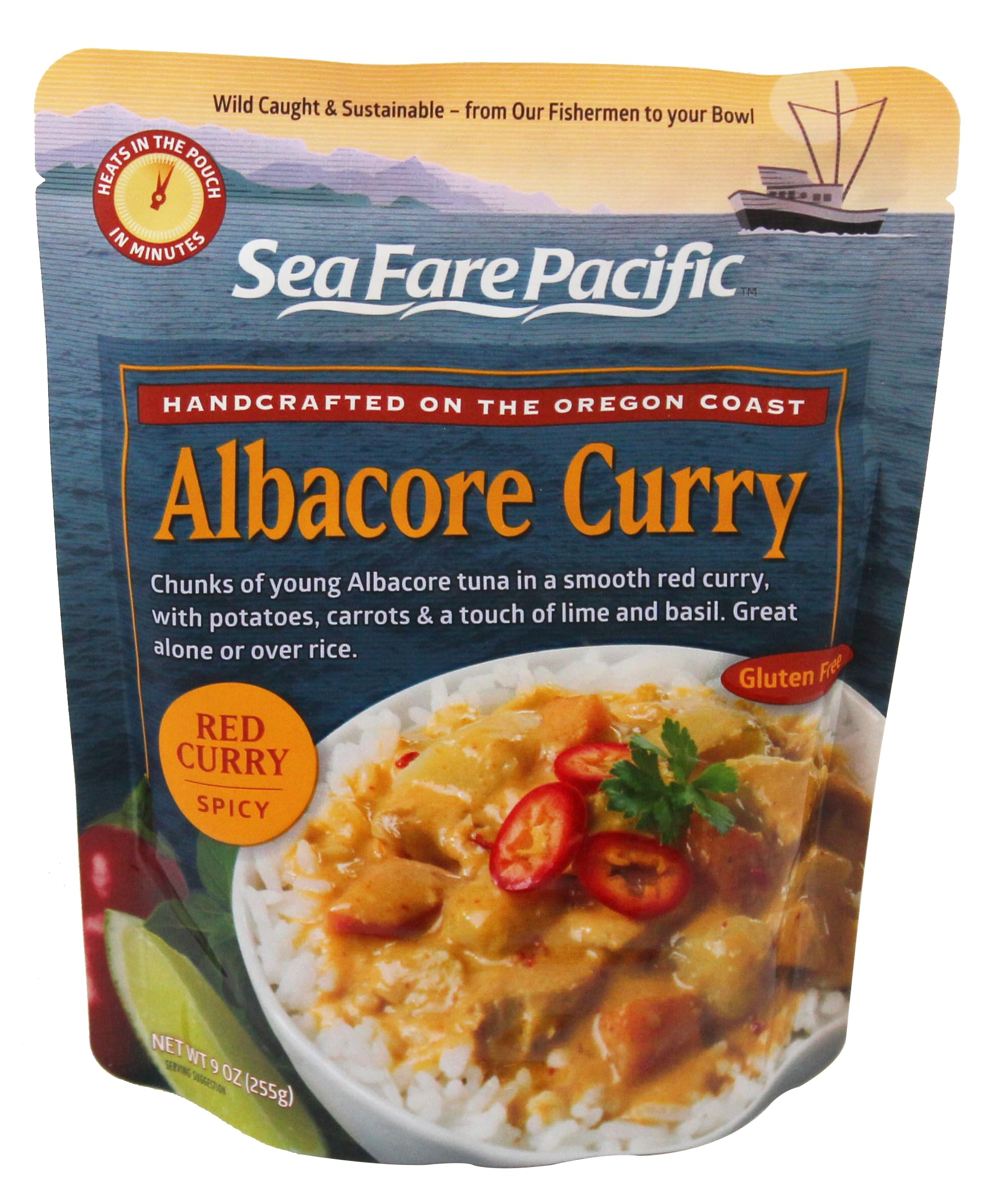 Albacore Curry, Red, 9 Ounce (Pack of 8)