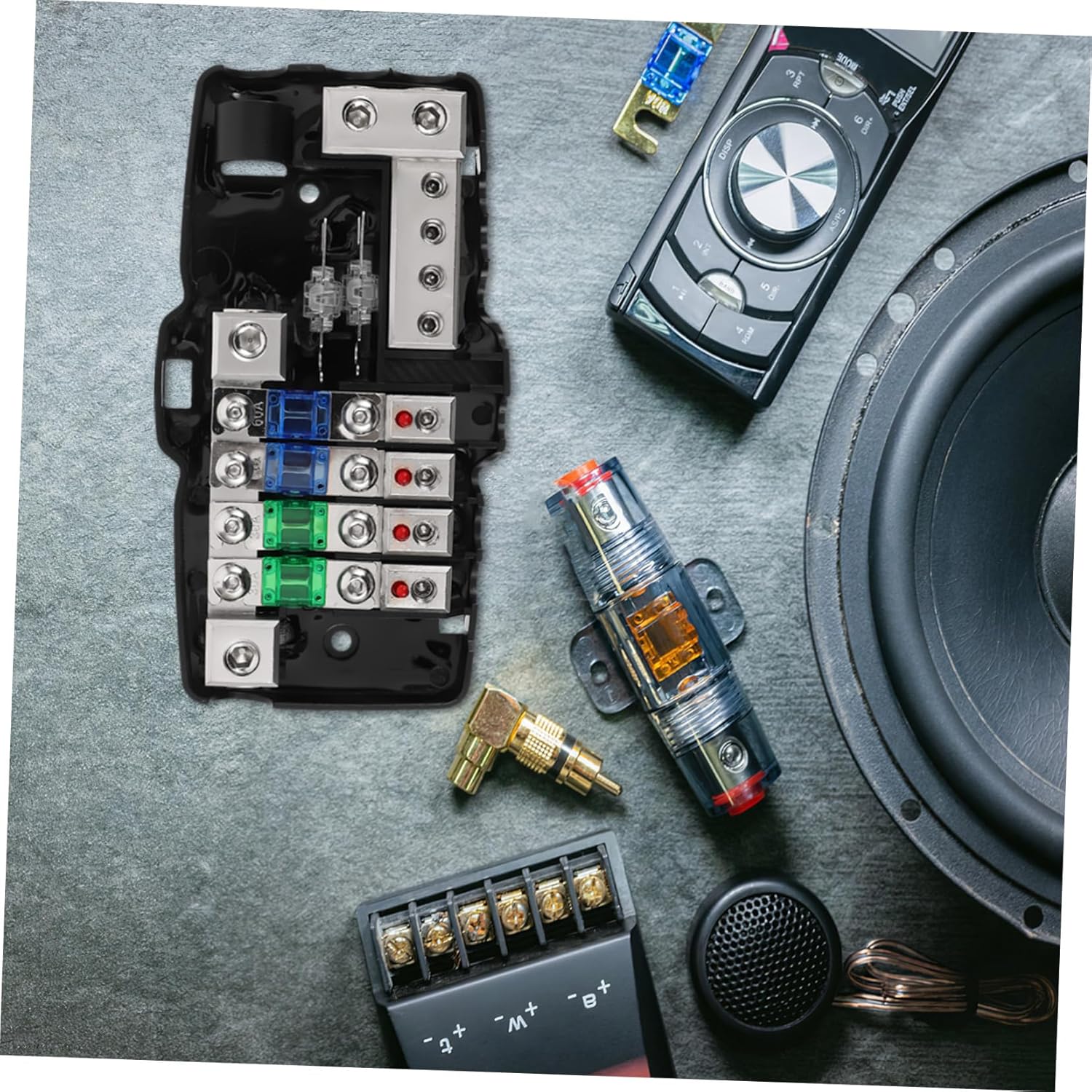 PRETYZOOM Replacement Audio Fuse Box Truck Fuse Holder with Block for Car Stereo