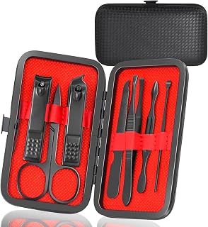 Manicure Kit for Men Women, 7 PCS Manicure and Pedicure Nail Care Kit, Nail Clipper Set Tool Gift Mens Nail Grooming Kit