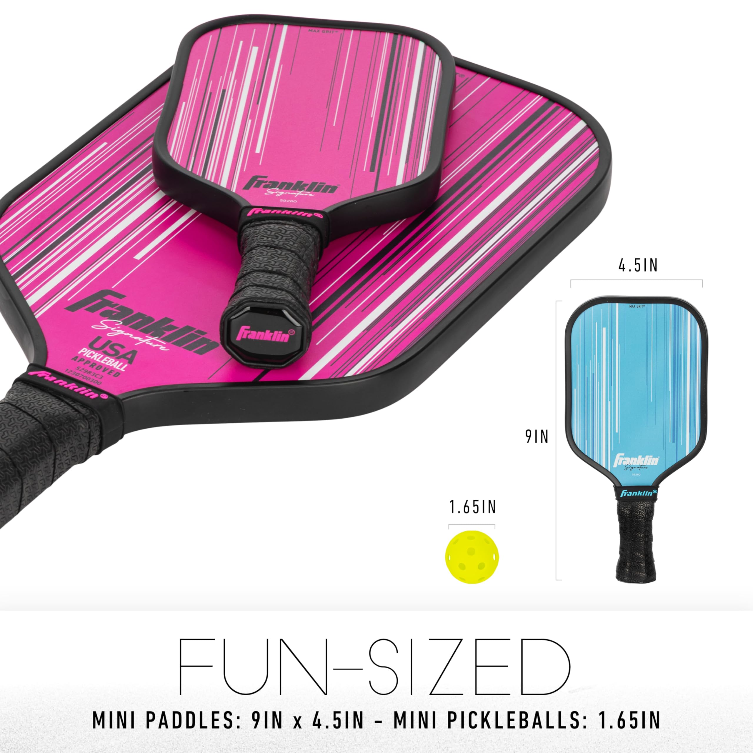 Amazon | Franklin(フランクリン) Mini Pickleball Paddle & Ball Set