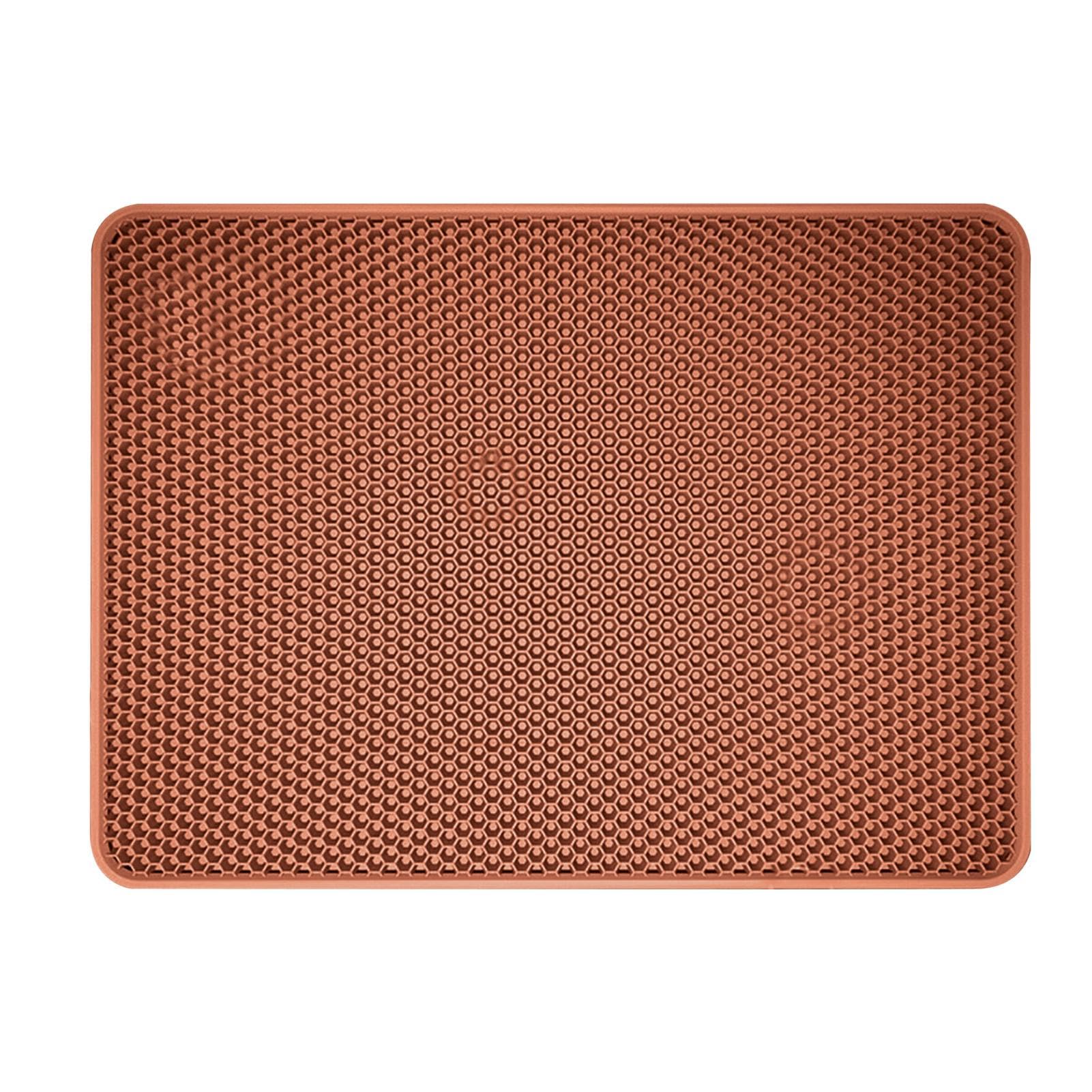 Katzenklo Matte | Katzentoilettenfangmatte mit zweilagigem Design