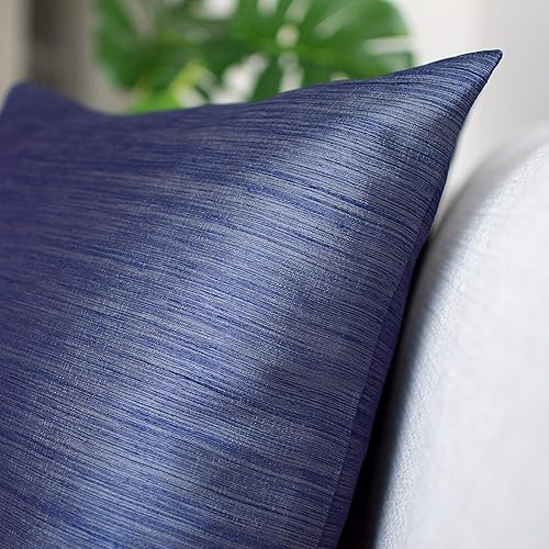 Miniatura 2 de Fundas de almohada europeas color naranja, lujosas, elegantes y decorativas (26 x 26 pulgadas, paquete de 2)