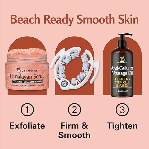 Miniatura 9 de M3 Naturals Superfood Exfoliante corporal y exfoliante facial orgánico de aloe colágeno manteca de karité removedor de celulitis y removedor de