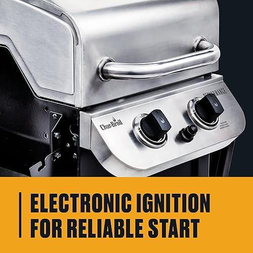 Miniatura 9 de Parrilla a gas de 2 quemadores con gabinete Char Broil Performance 463673617 Acero inoxidable Acero inoxidable