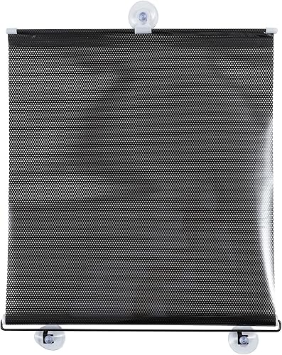 Persianas enrollables opacas con ventosas, 49. 21 x 19. 68 pulgadas, persianas enrollables sin cordón para puertas de ventanas, cortinas con filtro