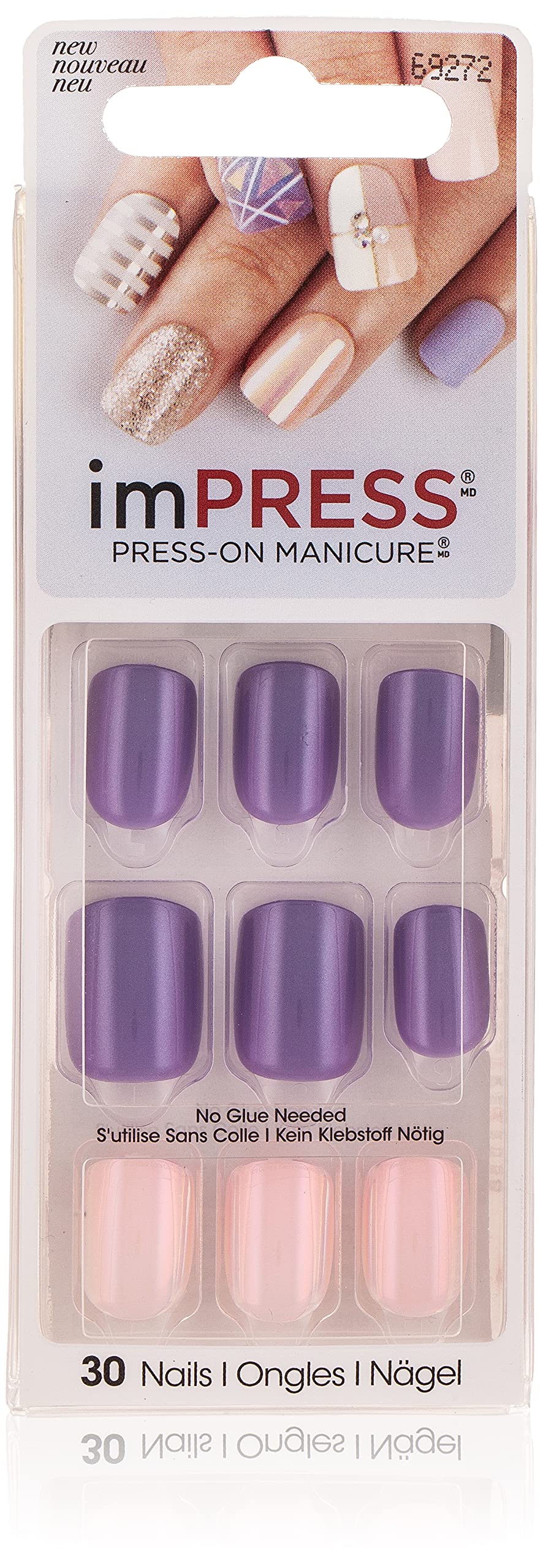 KISS Broadway Impress Accent Nails Power Up BIPA016(Styles May Vary)