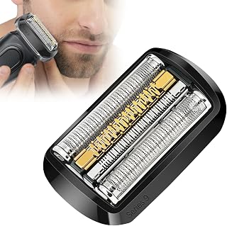 AOOWU Repuesto Cabezal para Afeitadora Eléctrica Hombre, Compatible con las Afeitadoras Series 9 Cabezal de Sustitución, Compatible con Afeitadora Corporal Multi Grooming, Negro