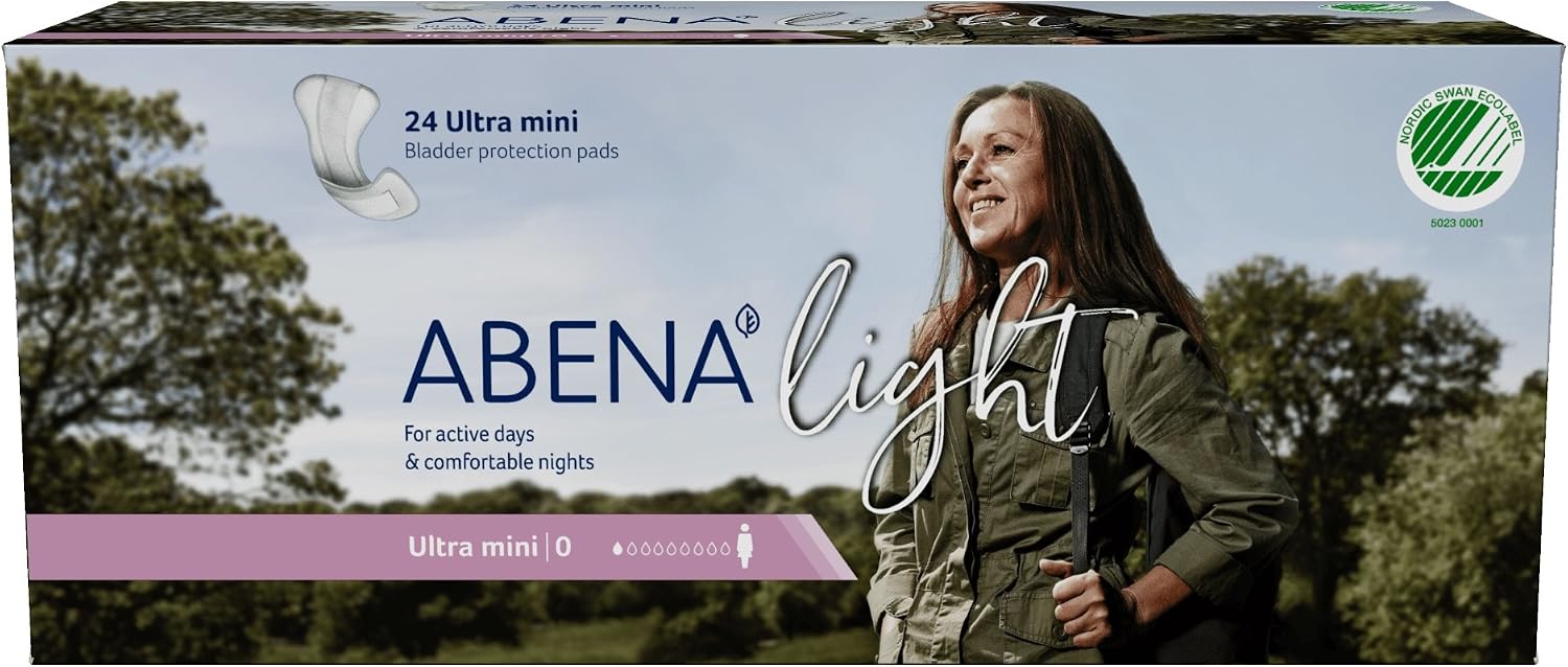 Abena Light Premium Incontinence Pads, (Sizes 0 To 4A) Size 0, 240 Count