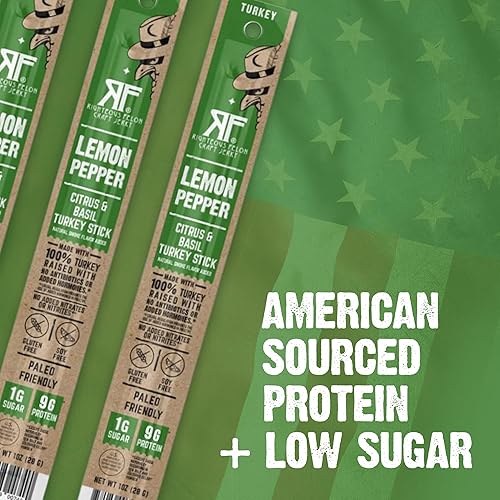 Miniatura 5 de Righteous Felon Palitos de carne Palitos de pavo 100% Palitos de carne cetogénica y sin gluten Palitos de pavo bajos en azúcar y alto