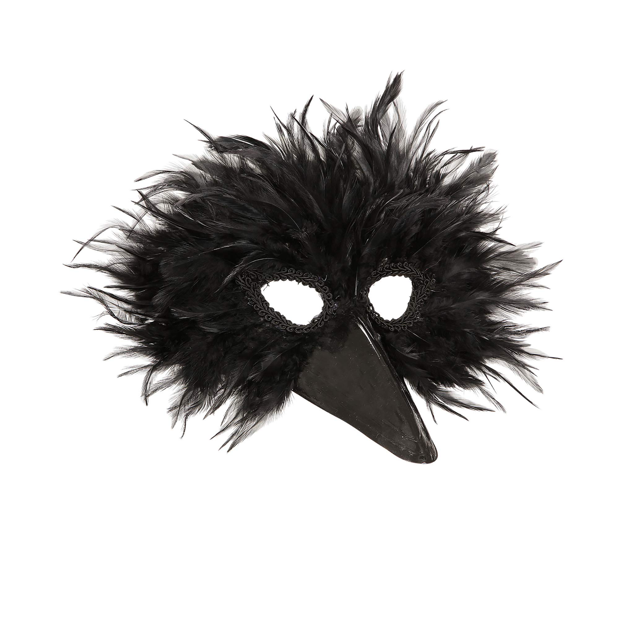 Masque Perroquet à Plumes - Carnaval, Soirée Déguisée Style Mystérieux