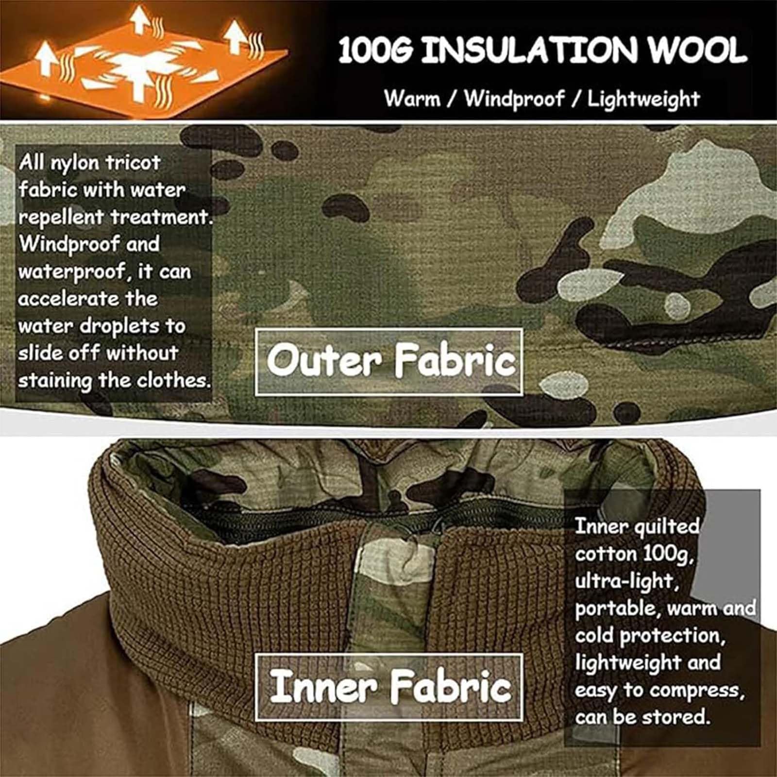 Genérico Chaqueta y Pantalones Tácticos para Hombre Combate Pantalones Hombre Táctico Ropa De Caza para Hombre Ripstop Multicam Paintball Military BDU Uniforme De Caza Ropa Tactica