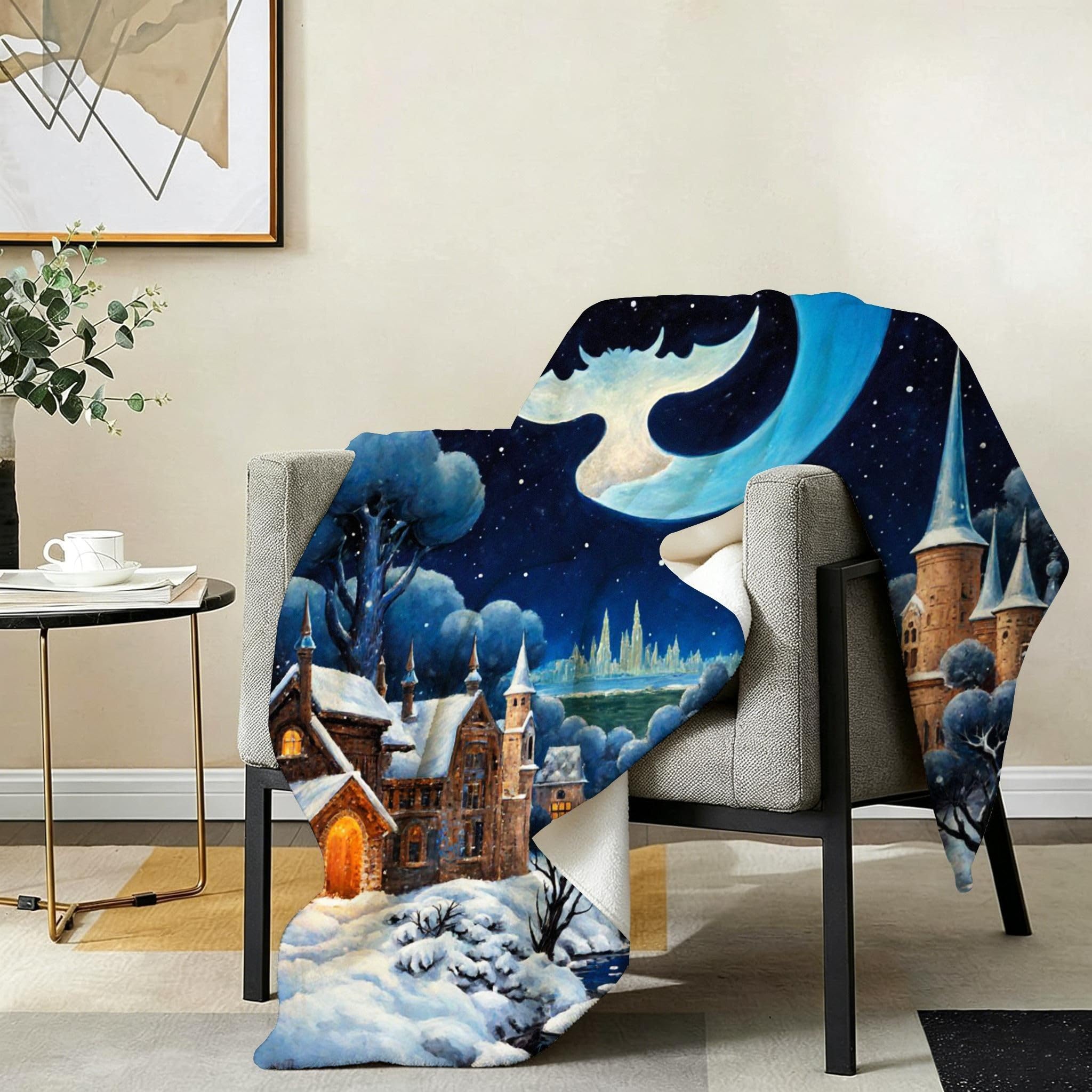 Manta Grande 180x220 cm Polilla Florida Polar Franela Térmica-A364