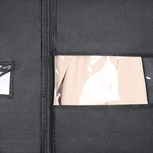 Vista 26 de Syeeiex Bolsa de traje de 40 pulgadas, juego de 5 bolsas de ropa para colgar ropa, bolsas para hombres o mujeres, bolsas de ropa para trajes