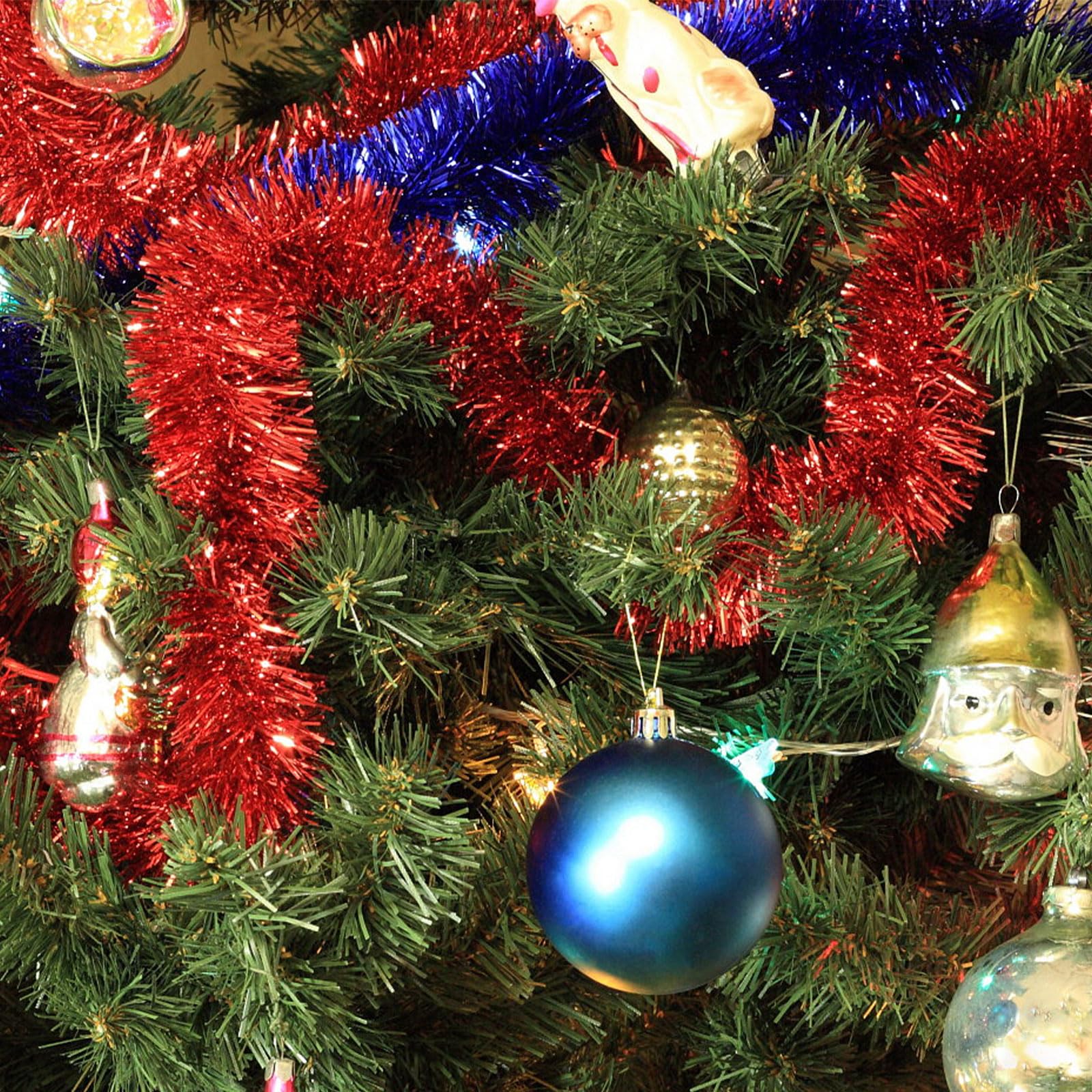 Ghirlanda natalizia da 30,5 m, decorazione per albero di