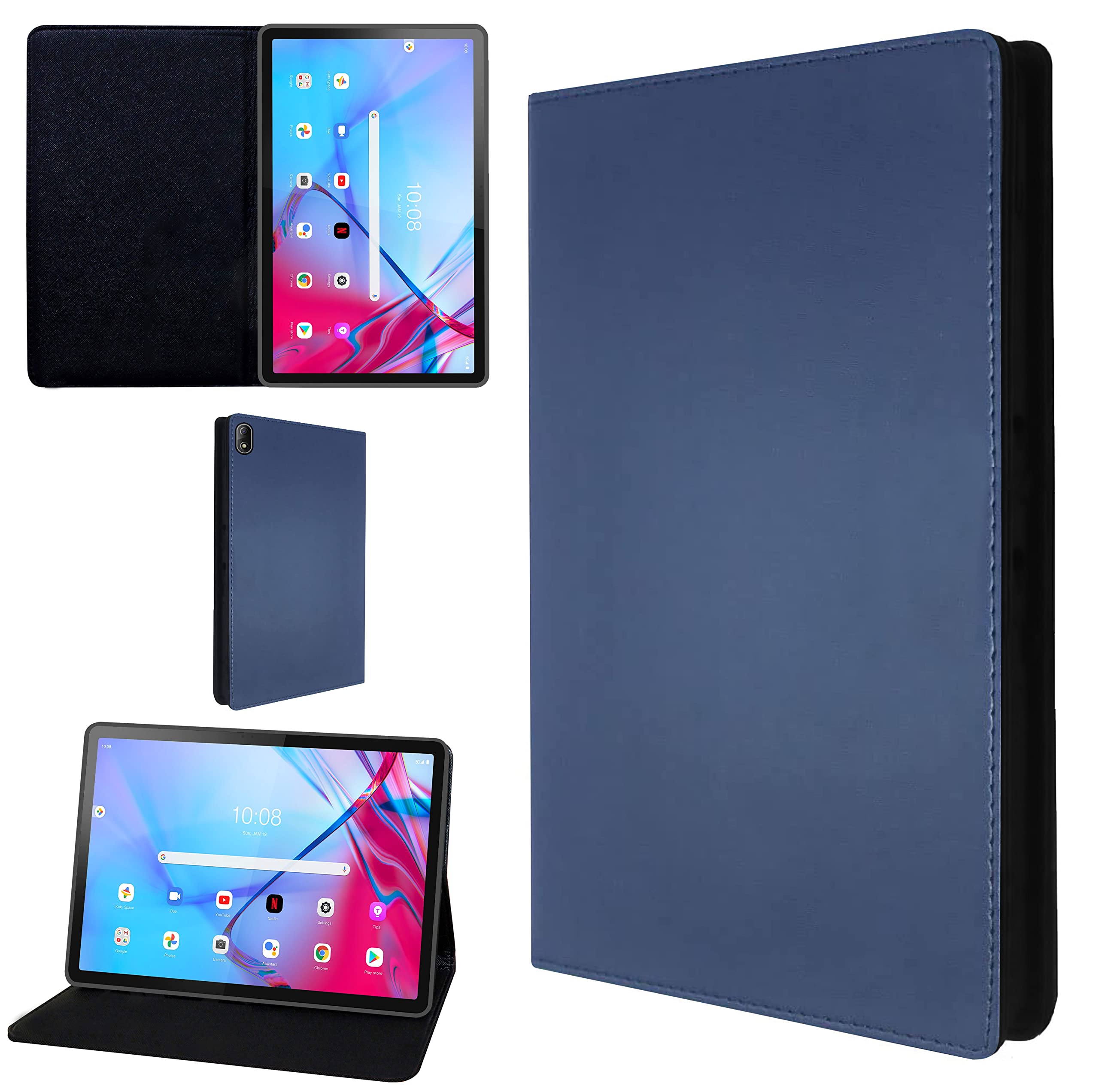 TGK Leather Stand Flip Case Cover for Lenovo Tab P11 5G FHD 11 inch (27.94 cm) Tablet (Blue) (B0C1BMQZ3X) Amazon Price History, Amazon Price Tracker