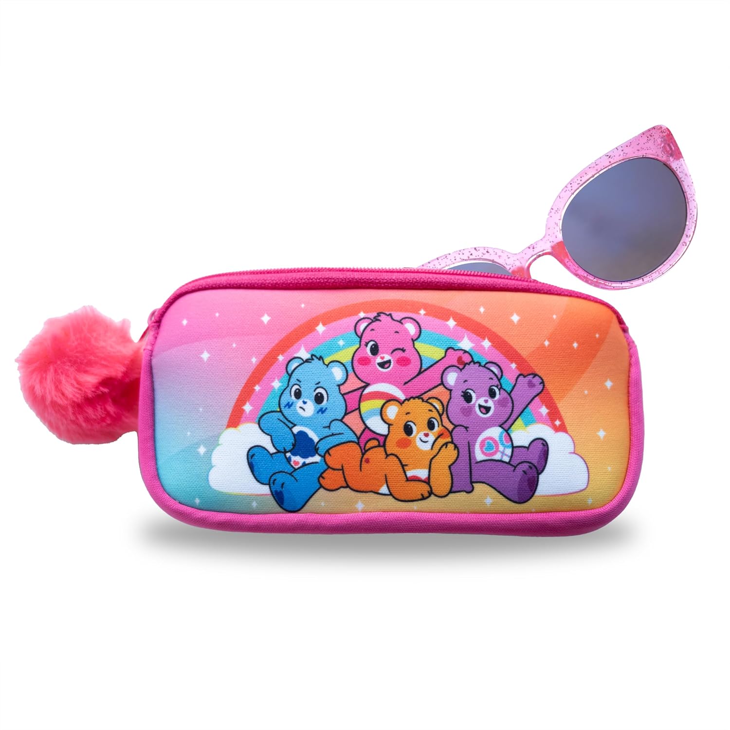 Care Bears Girls Sunglasses With Case (Light Pink)