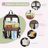 Vista 54 de Bluboon Juego de mochila para adolescentes, mochila escolar para niñas, lonchera y lápices, bolsas para estudiantes, 3 en 1, rosa-3 juegos, Escuela