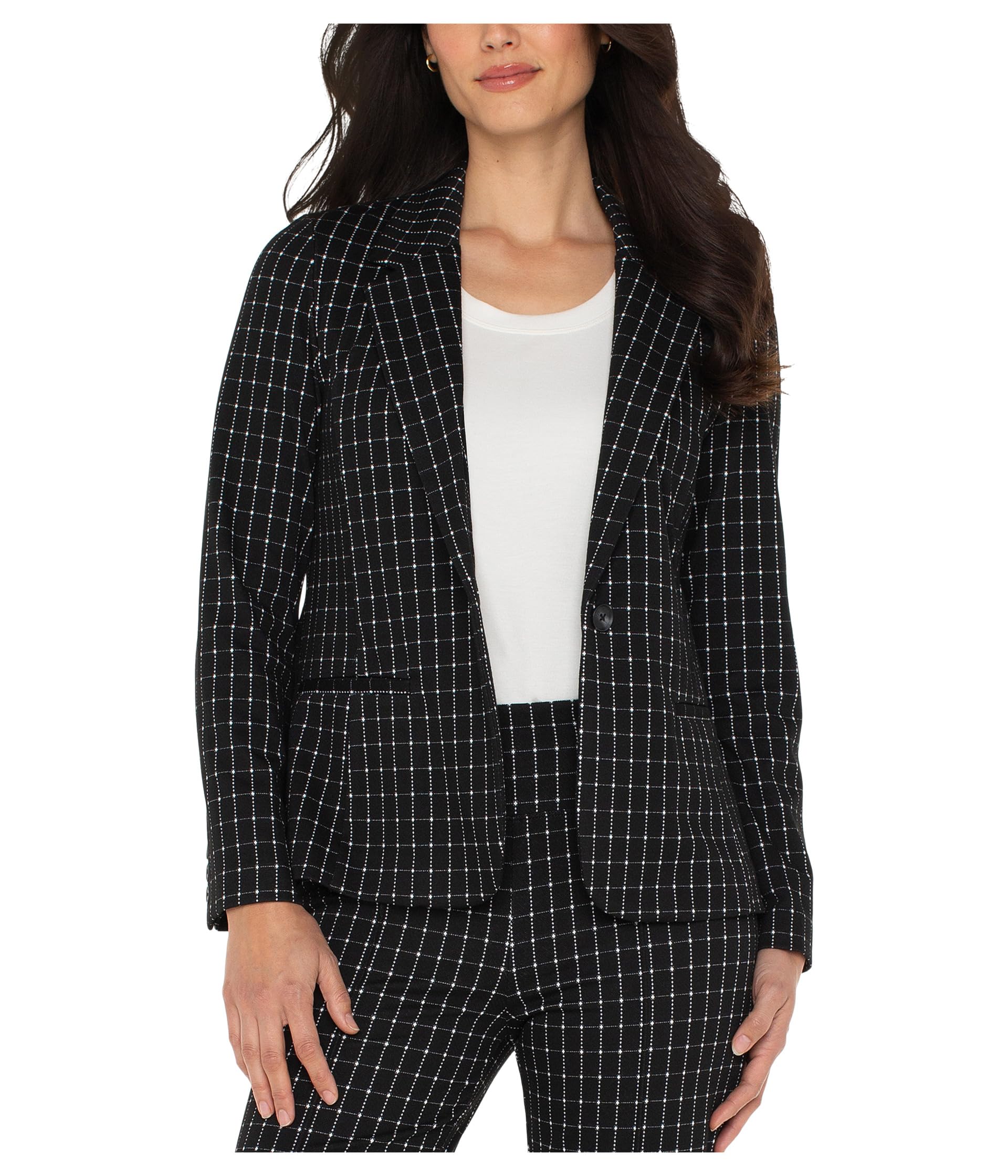 Liverpool Womens Notch Collar Fitted Blazer