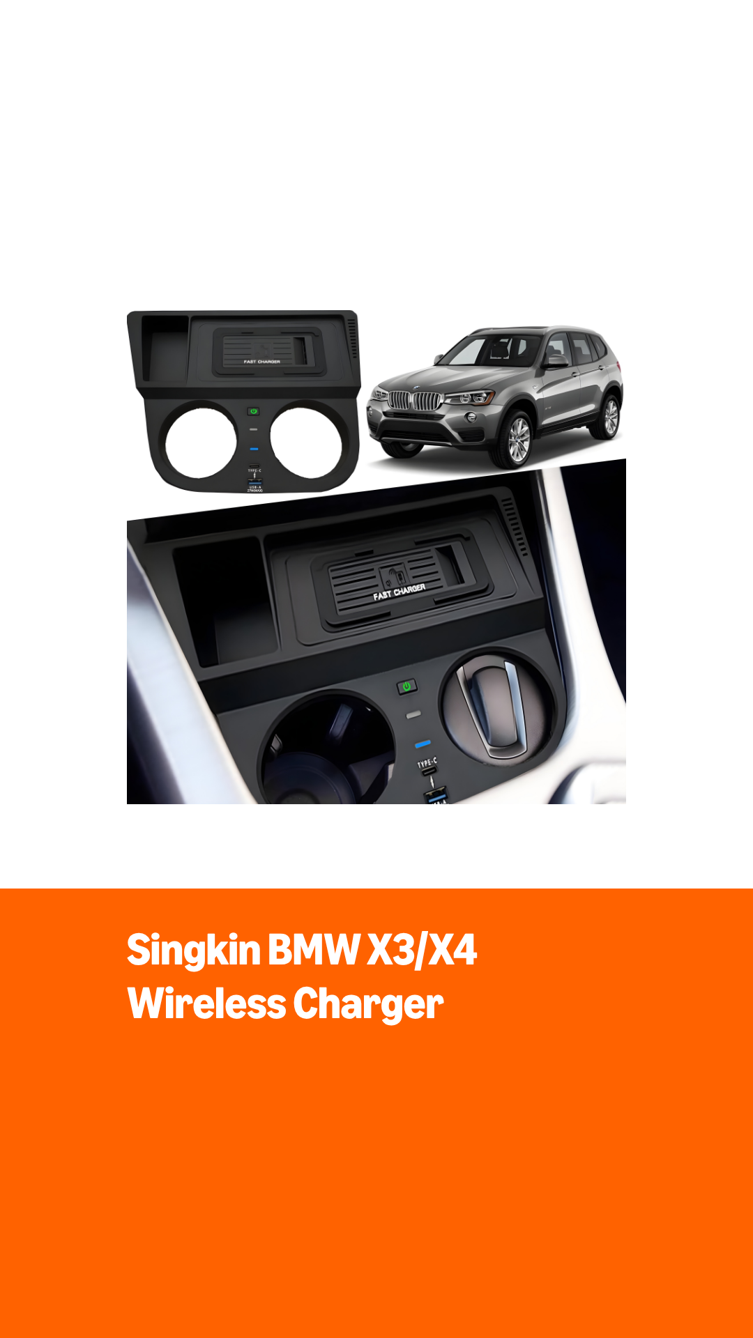 Amazon.com: Wireless Car Charger for BMW X3/X4 2014 2015 2016 2017