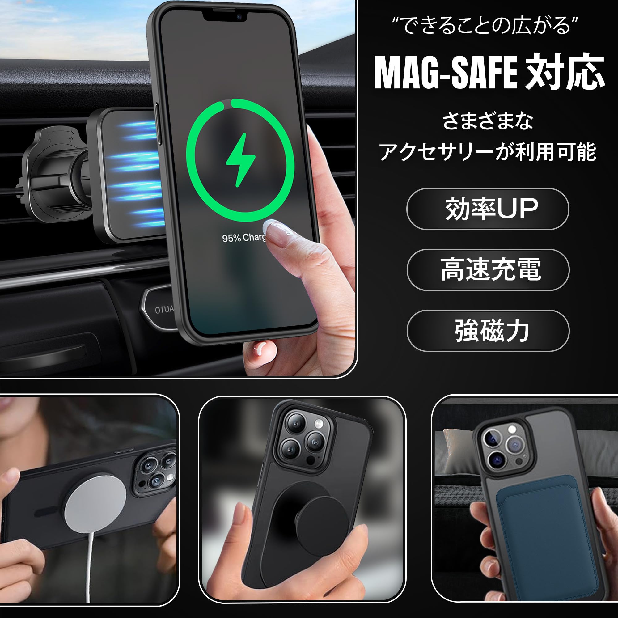 Amazon.co.jp: LUNES iPhone 14 ケース Magsafe対応 いPhone14 ケース